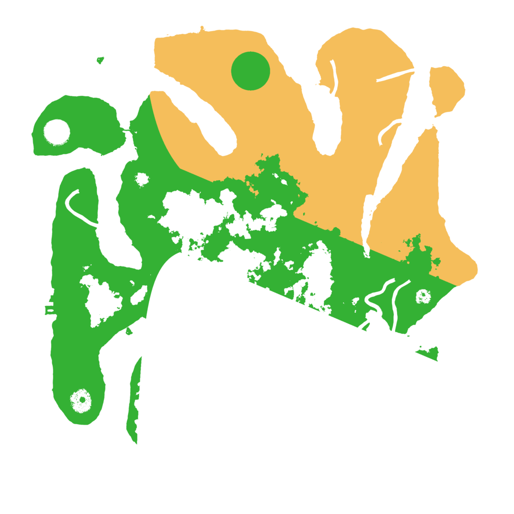 Biome Rust Map: Procedural Map, Size: 3500, Seed: 312587