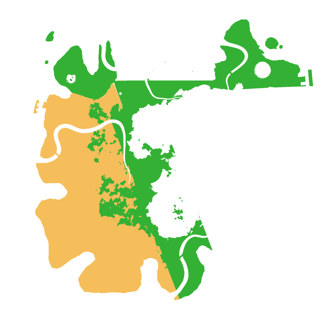 Biome Rust Map: Procedural Map, Size: 3500, Seed: 89759