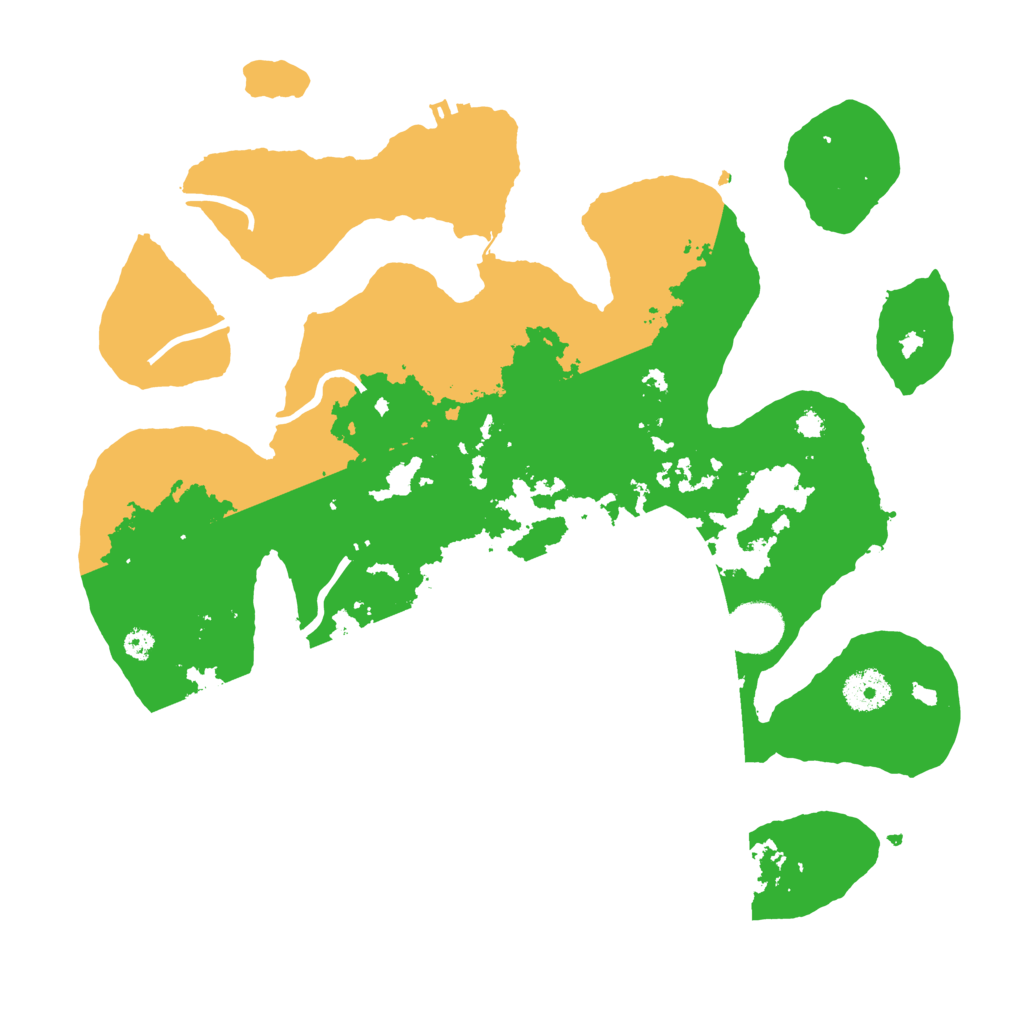 Biome Rust Map: Procedural Map, Size: 3500, Seed: 790962