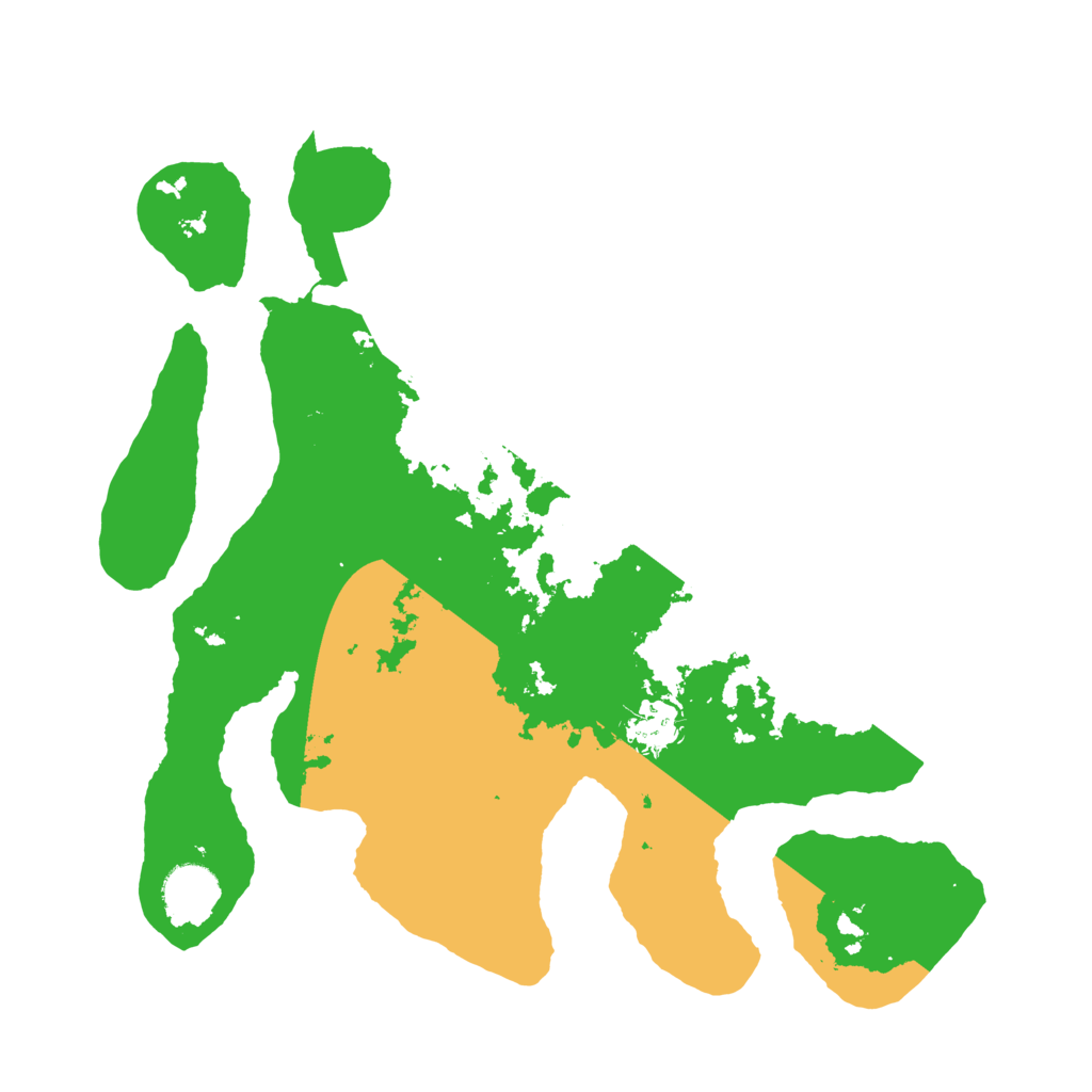 Biome Rust Map: Barren, Size: 3500, Seed: 50520