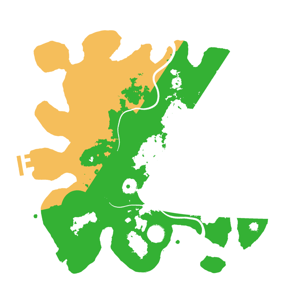 Biome Rust Map: Procedural Map, Size: 3000, Seed: 1183178724