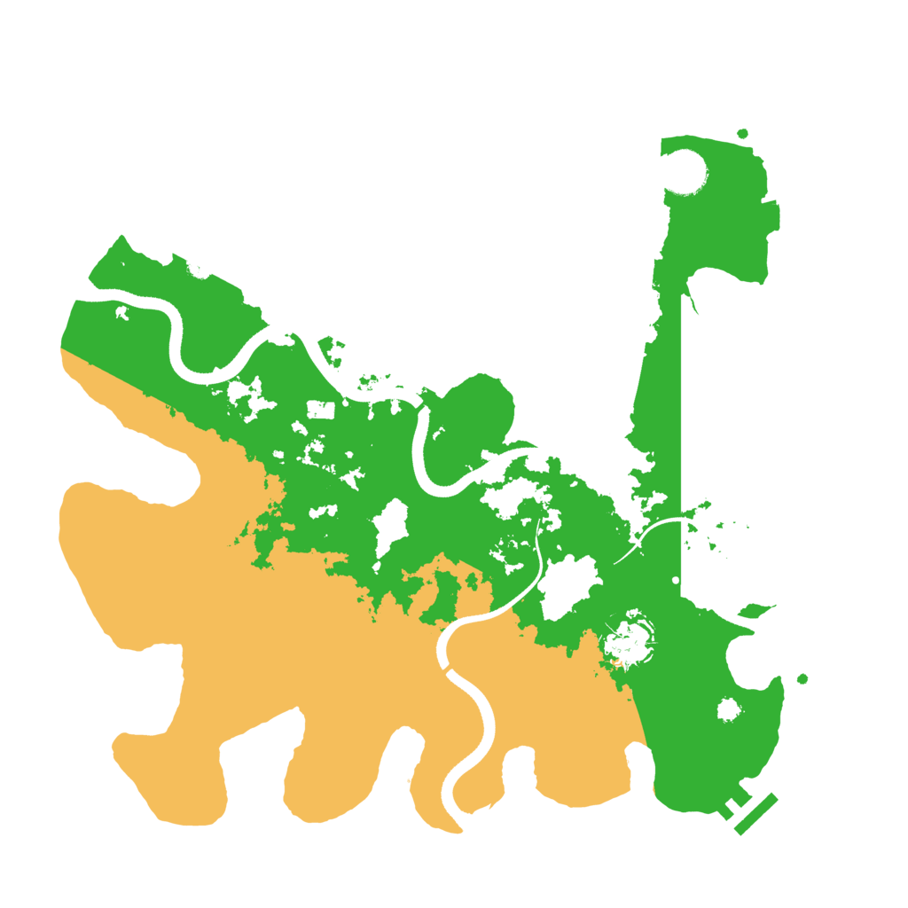 Biome Rust Map: Procedural Map, Size: 3500, Seed: 2467548