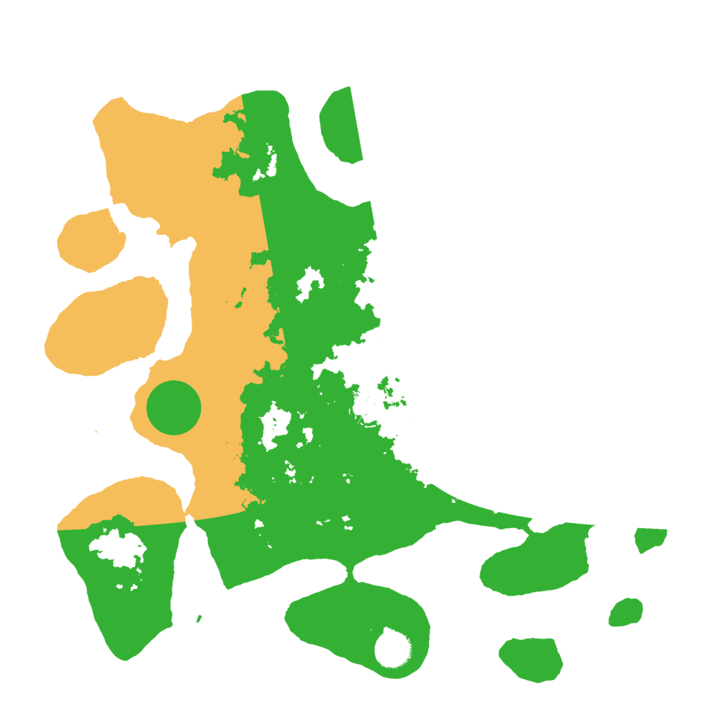 Biome Rust Map: Barren, Size: 3500, Seed: 1511570