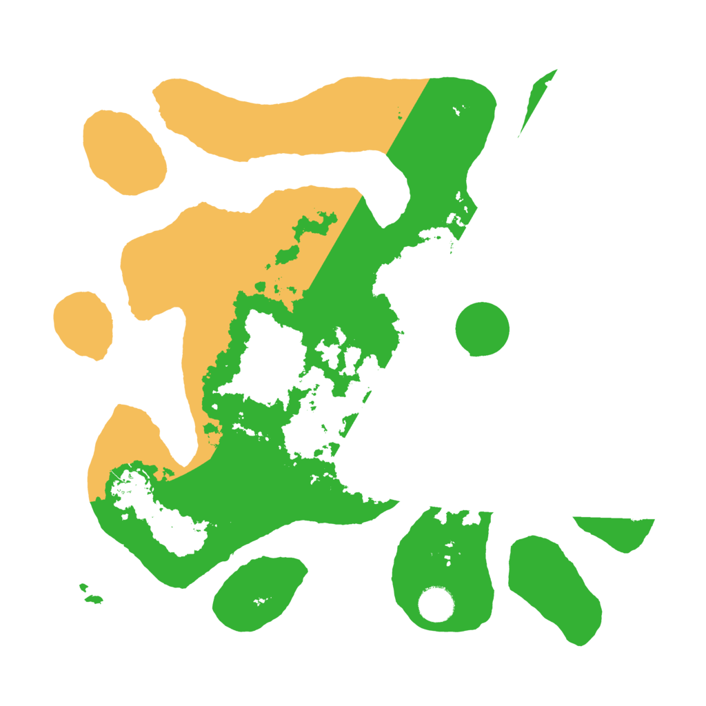 Biome Rust Map: Barren, Size: 3500, Seed: 5597608