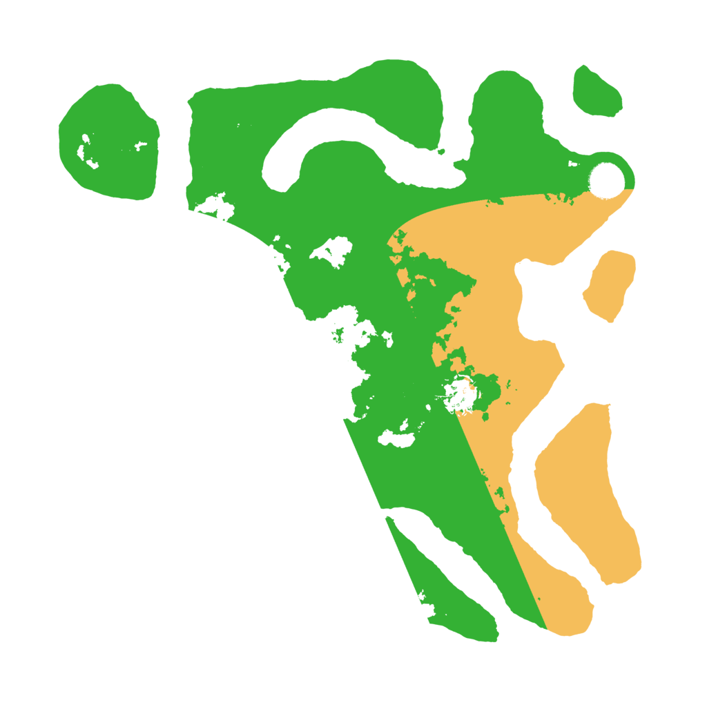 Biome Rust Map: Barren, Size: 3500, Seed: 3919706