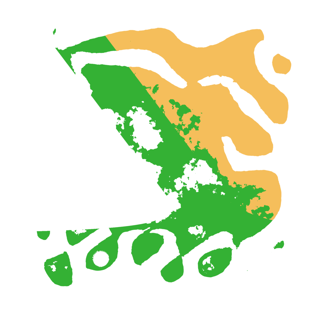 Biome Rust Map: Barren, Size: 3500, Seed: 688592