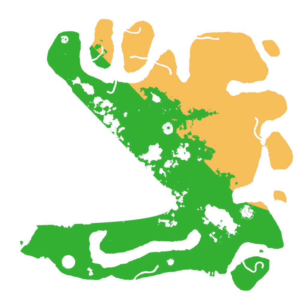 Biome Rust Map: Procedural Map, Size: 4050, Seed: 1628523264