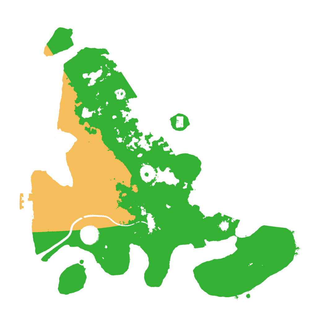 Biome Rust Map: Procedural Map, Size: 3000, Seed: 684491172