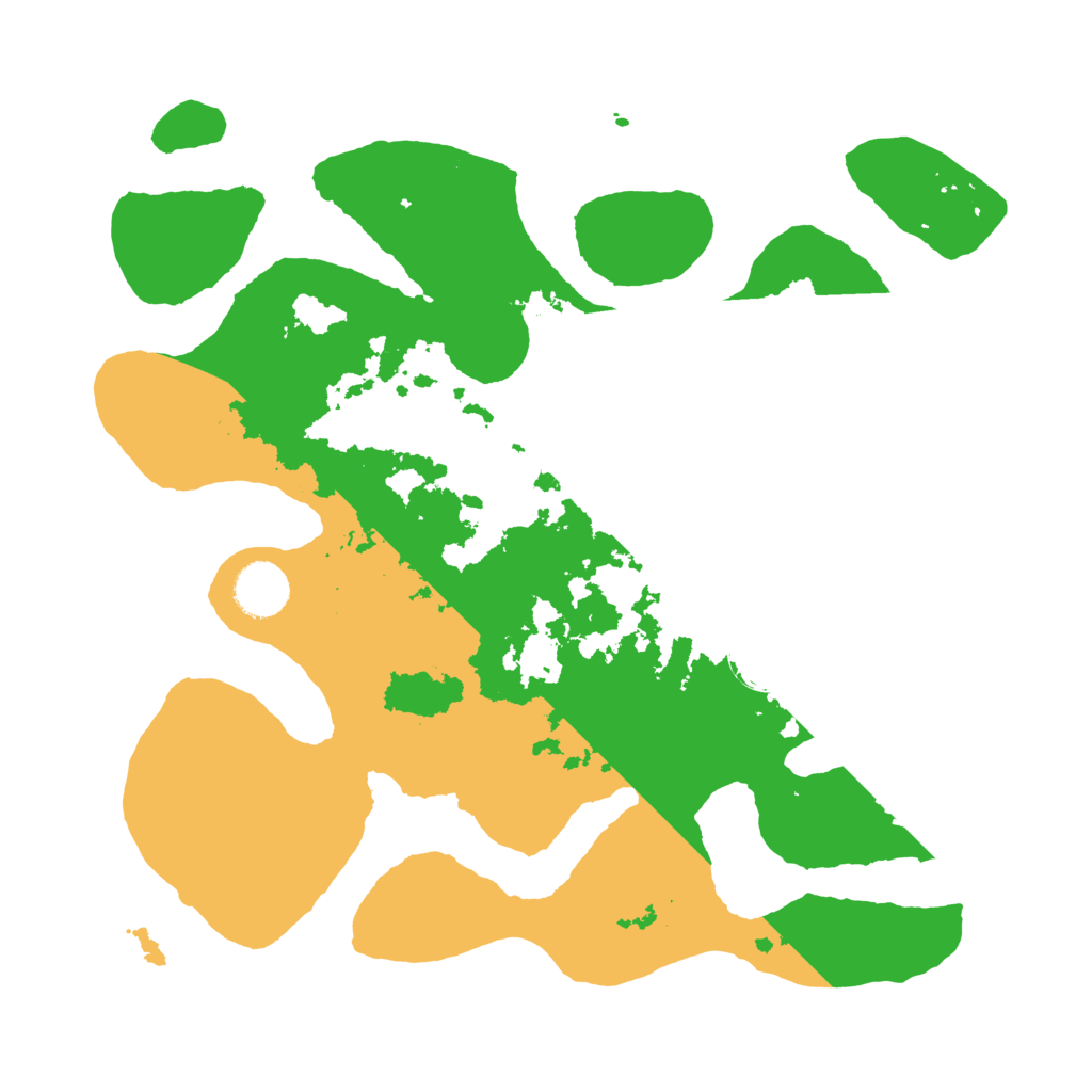 Biome Rust Map: Barren, Size: 3500, Seed: 659990