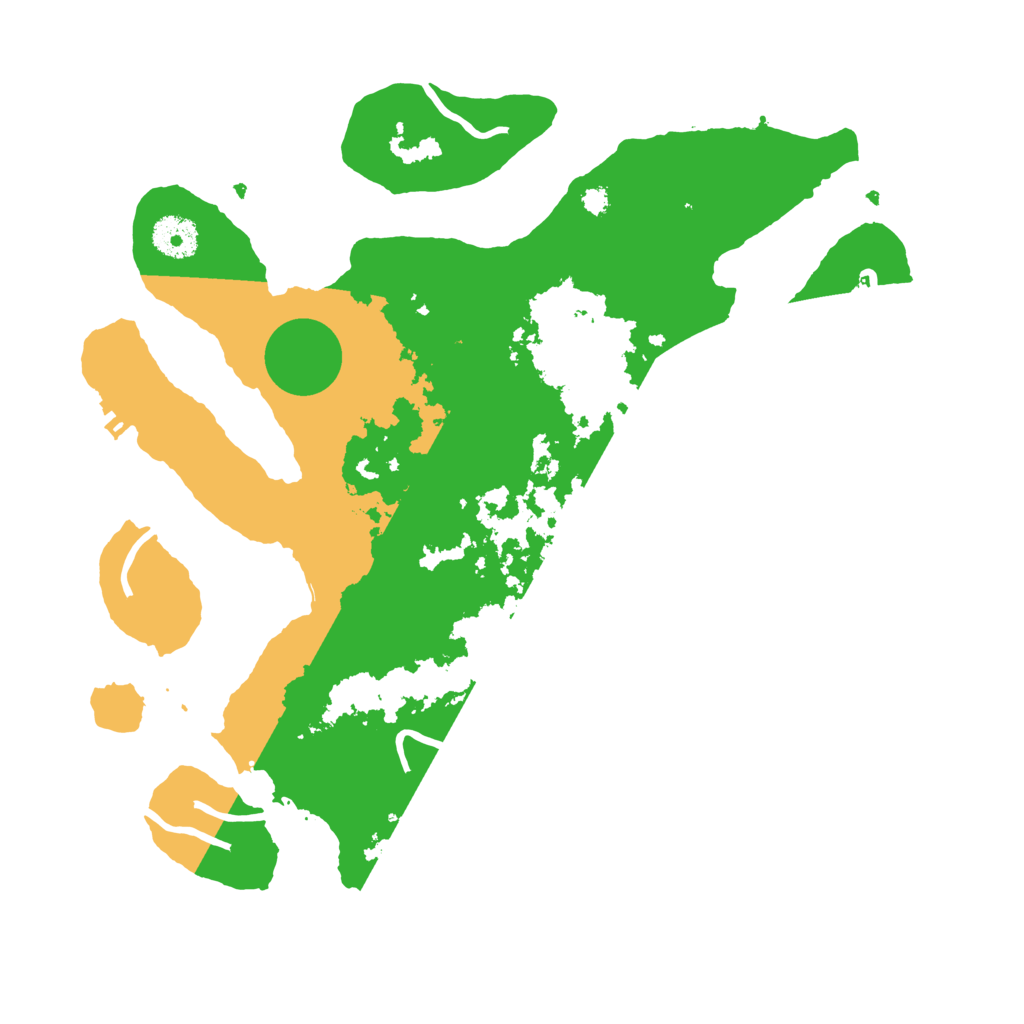 Biome Rust Map: Procedural Map, Size: 3500, Seed: 3665530