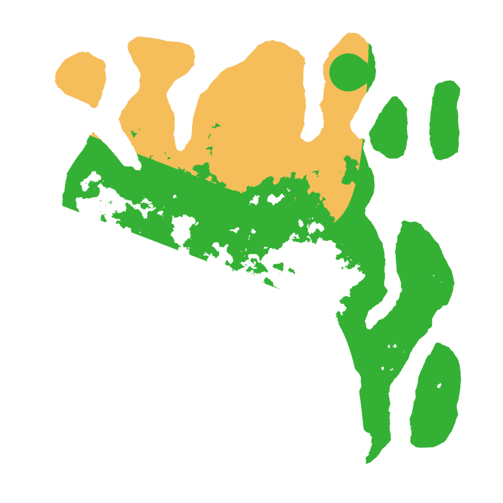 Biome Rust Map: Barren, Size: 3500, Seed: 2005742