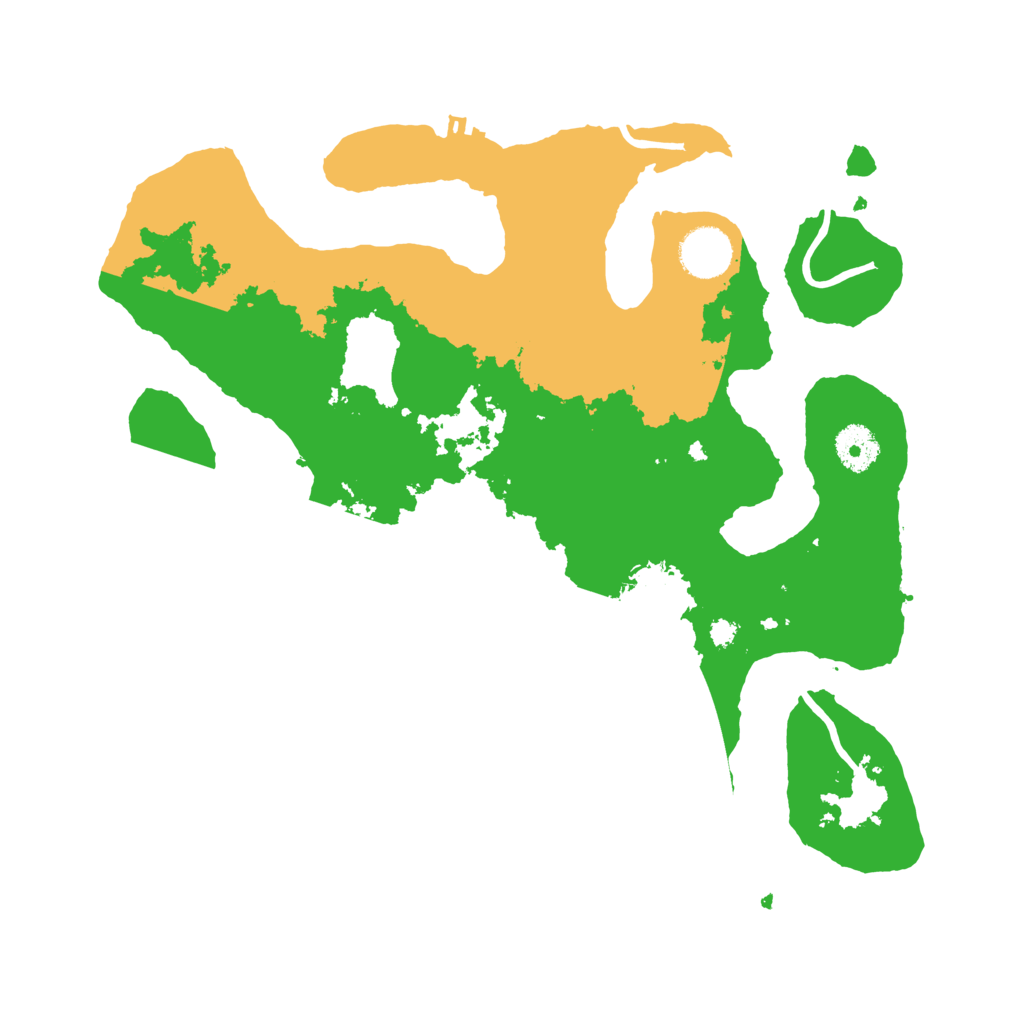 Biome Rust Map: Procedural Map, Size: 3500, Seed: 3795467