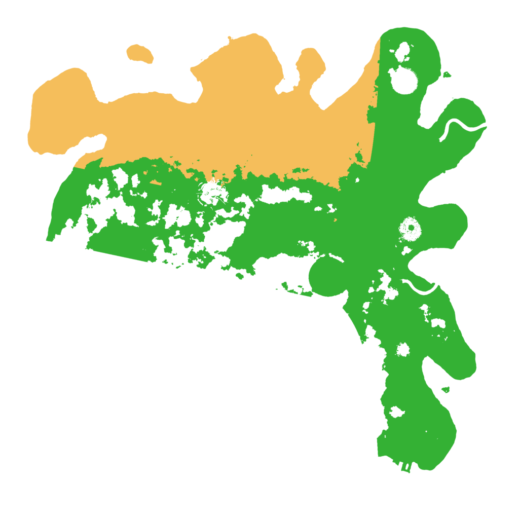 Biome Rust Map: Procedural Map, Size: 3500, Seed: 2560157