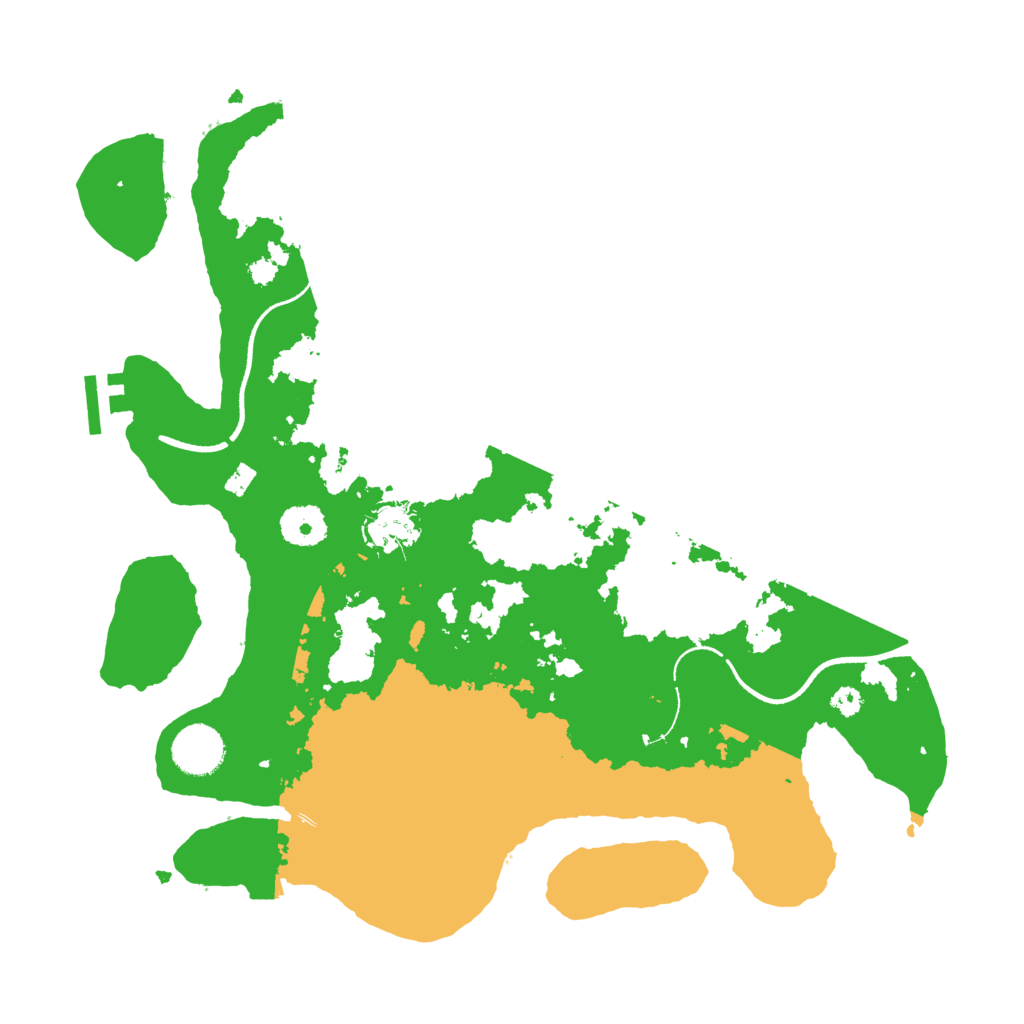 Biome Rust Map: Procedural Map, Size: 3500, Seed: 2167218