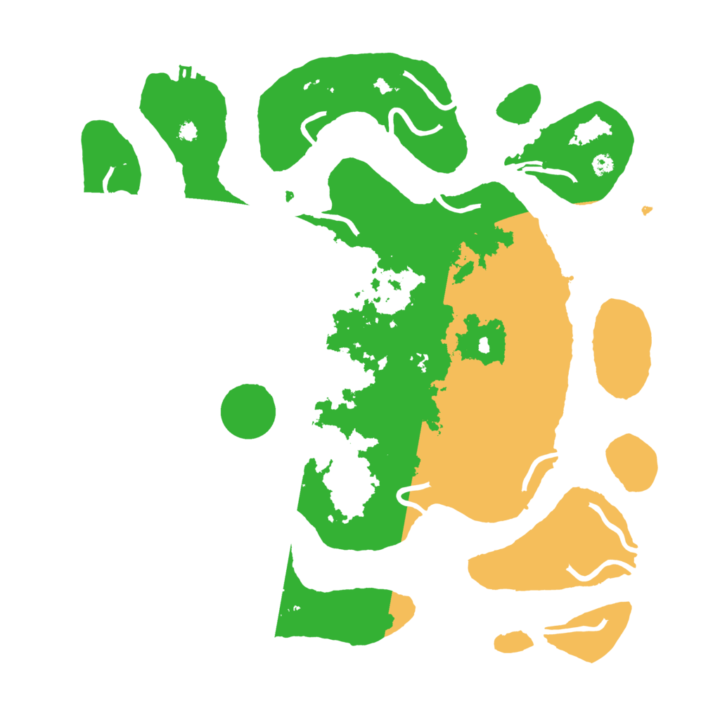 Biome Rust Map: Procedural Map, Size: 3500, Seed: 33184