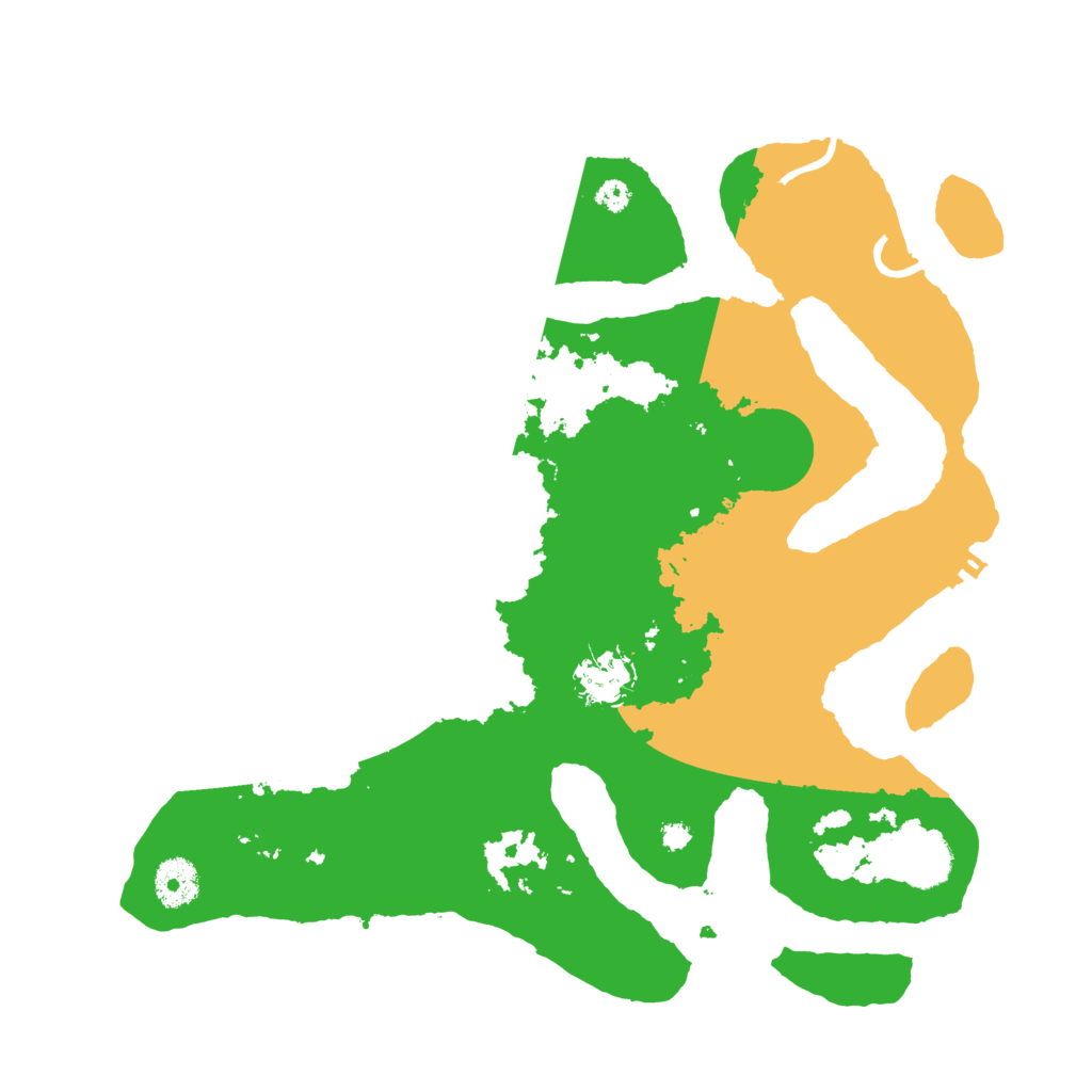 Biome Rust Map: Procedural Map, Size: 3500, Seed: 3592786