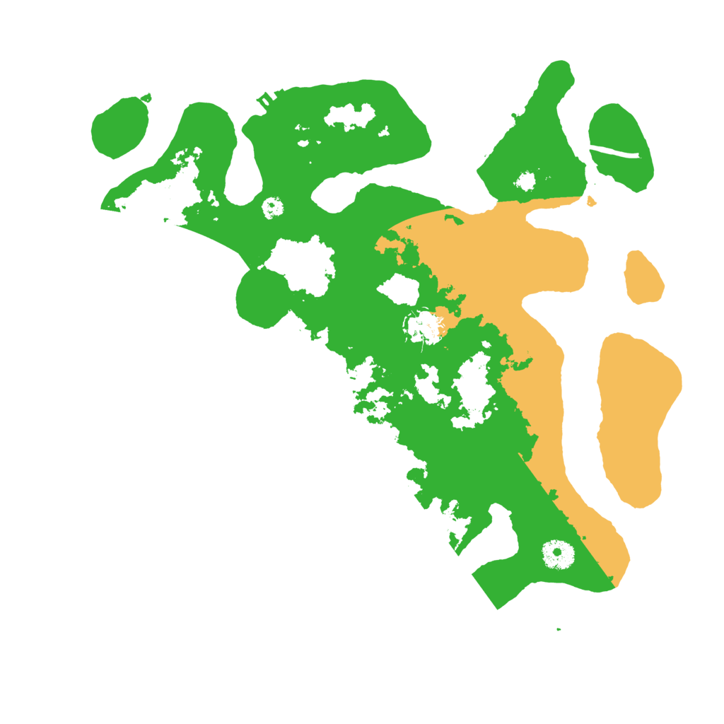 Biome Rust Map: Procedural Map, Size: 3500, Seed: 3441484