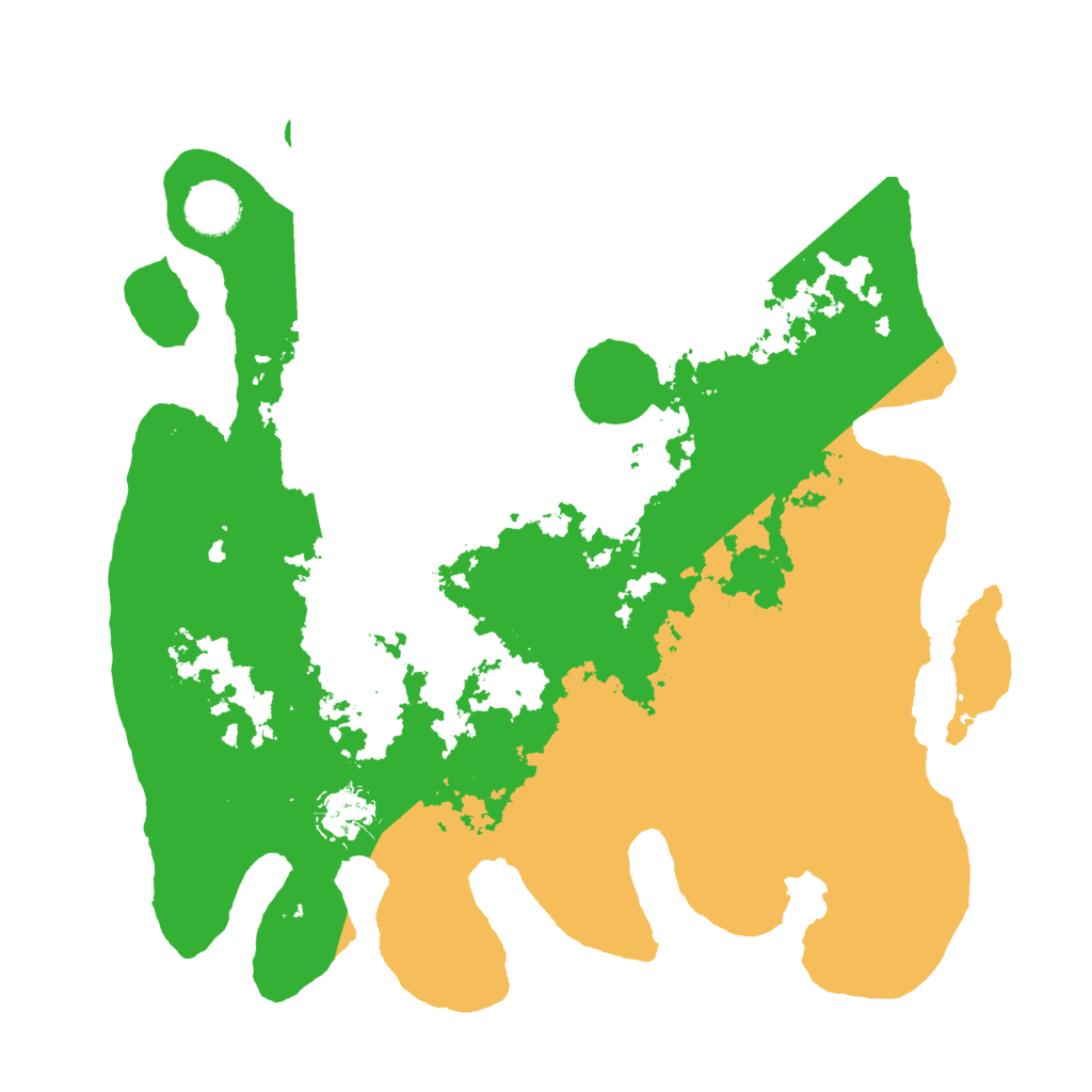 Biome Rust Map: Barren, Size: 3500, Seed: 5994589