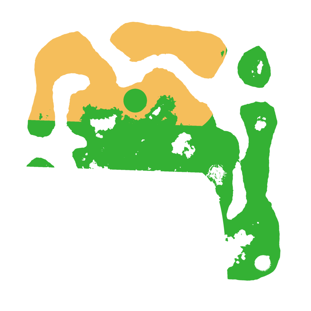 Biome Rust Map: Barren, Size: 3500, Seed: 2417022