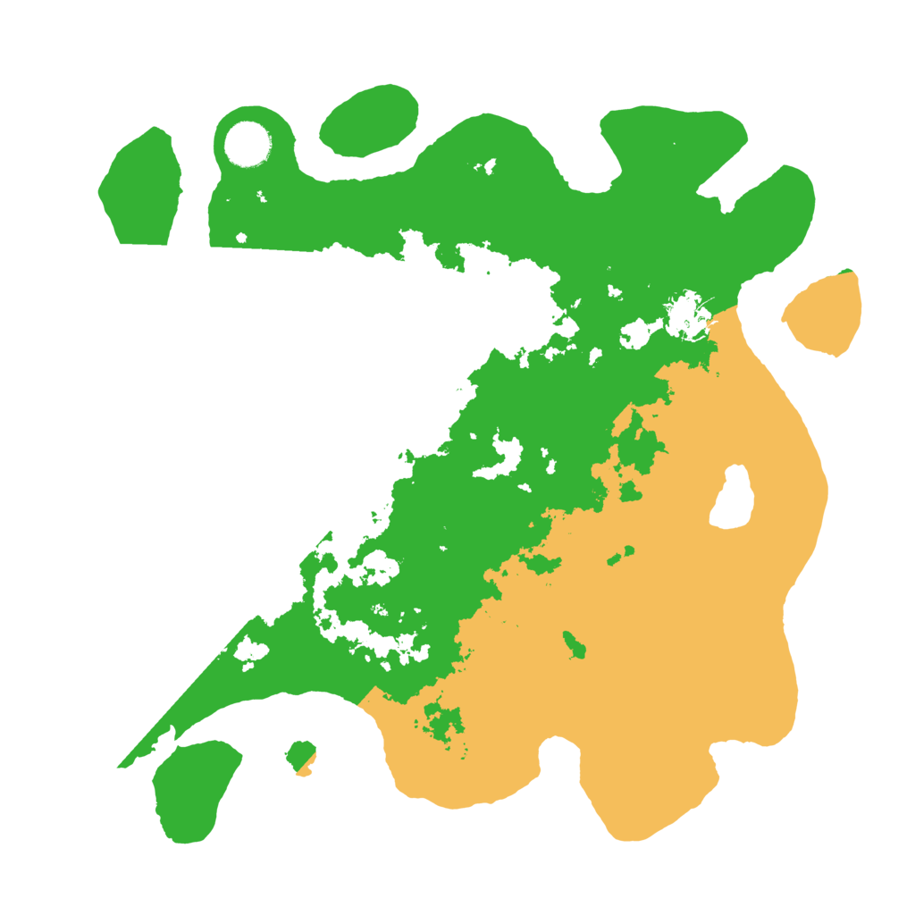 Biome Rust Map: Barren, Size: 3500, Seed: 2150107