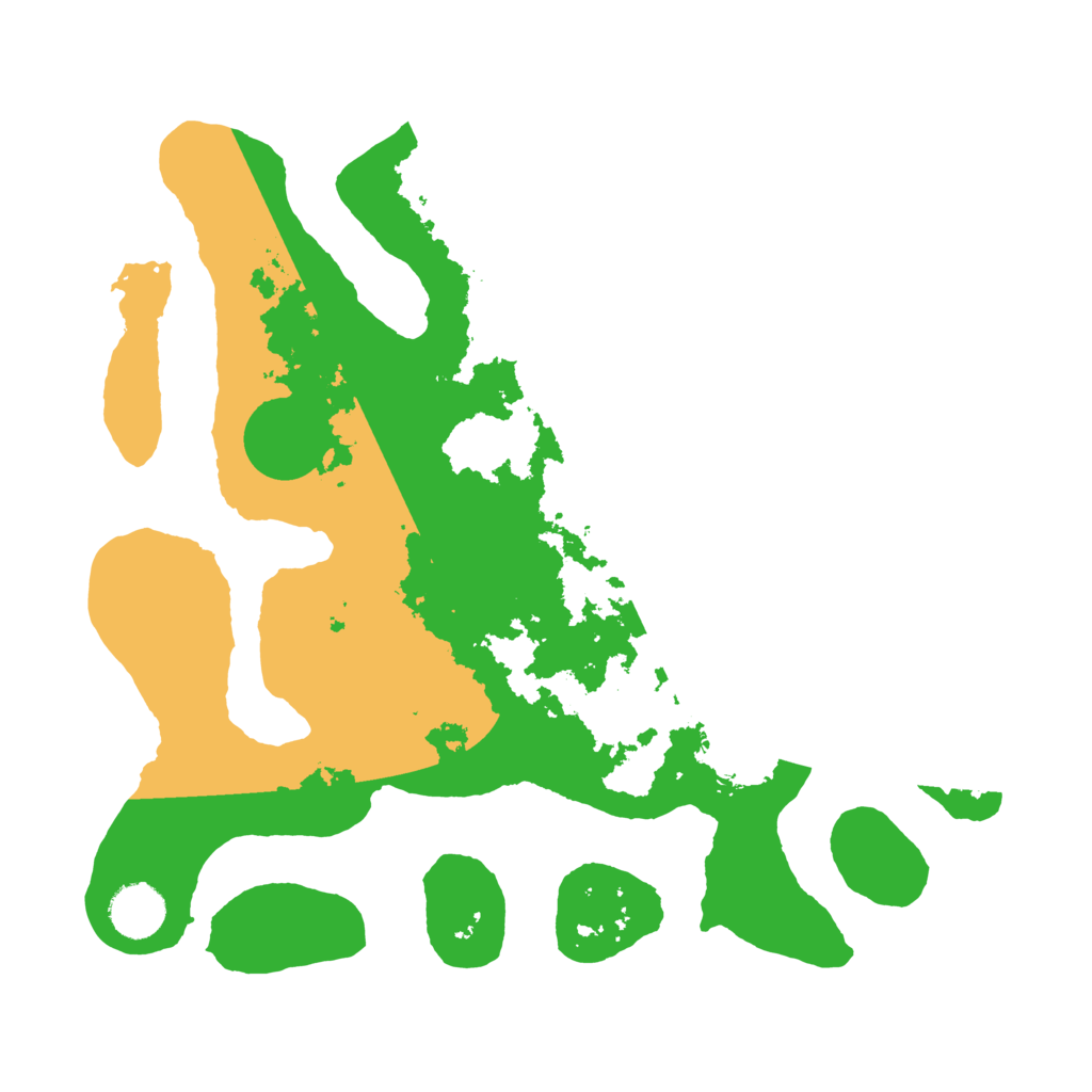 Biome Rust Map: Barren, Size: 3500, Seed: 882400