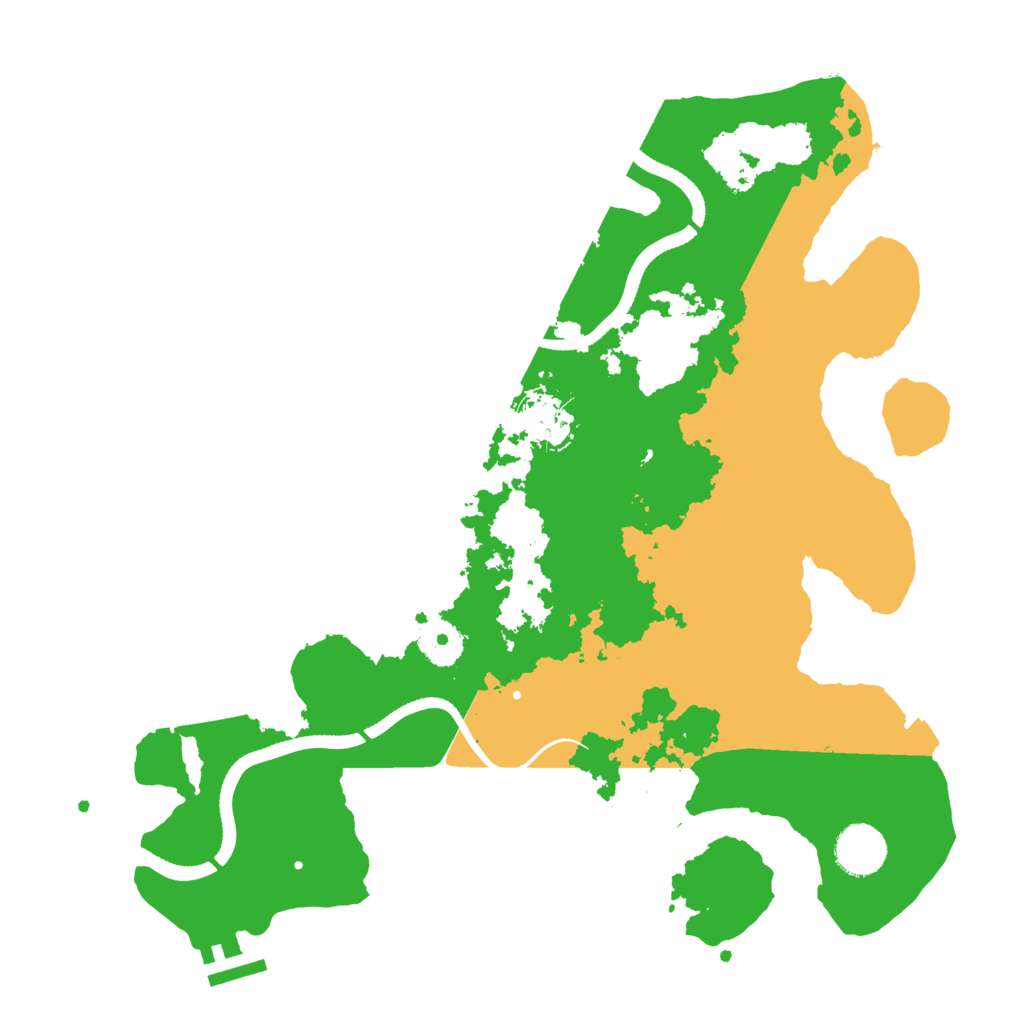 Biome Rust Map: Procedural Map, Size: 3500, Seed: 5624159