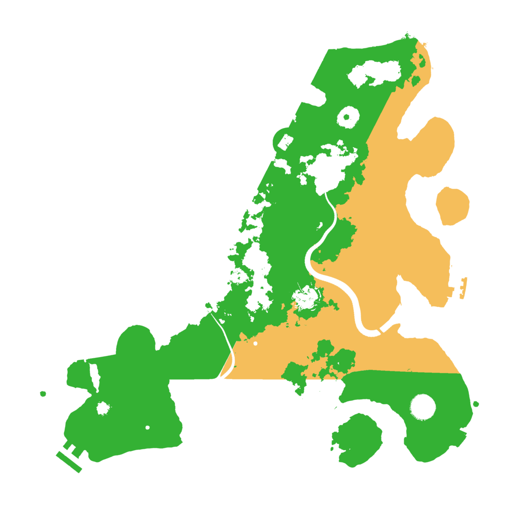 Biome Rust Map: Procedural Map, Size: 3500, Seed: 5624159