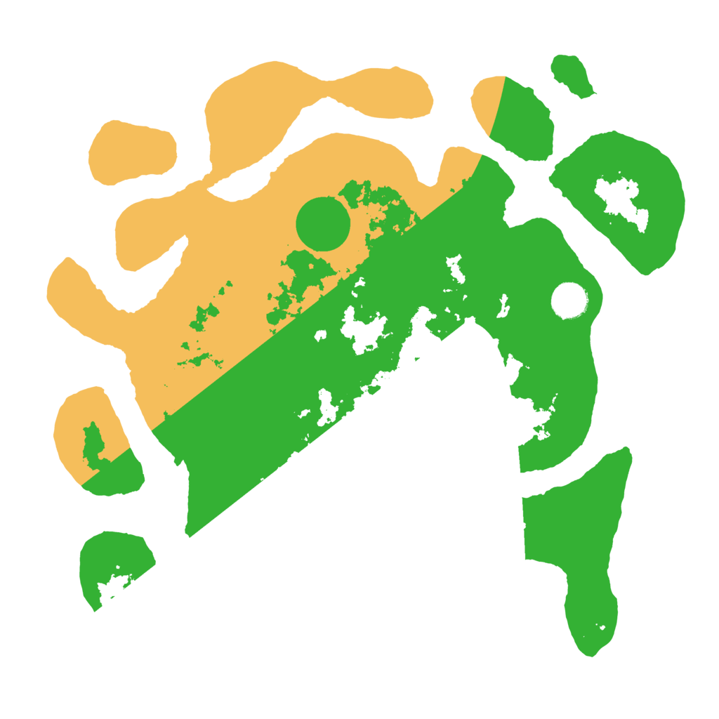 Biome Rust Map: Barren, Size: 3500, Seed: 3993383