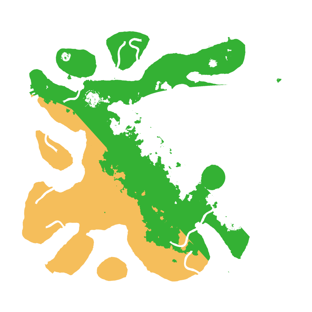 Biome Rust Map: Procedural Map, Size: 3500, Seed: 6308827