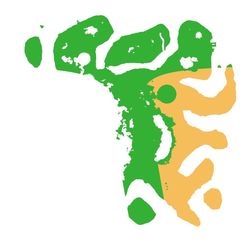 Biome Rust Map: Procedural Map, Size: 3500, Seed: 5465261