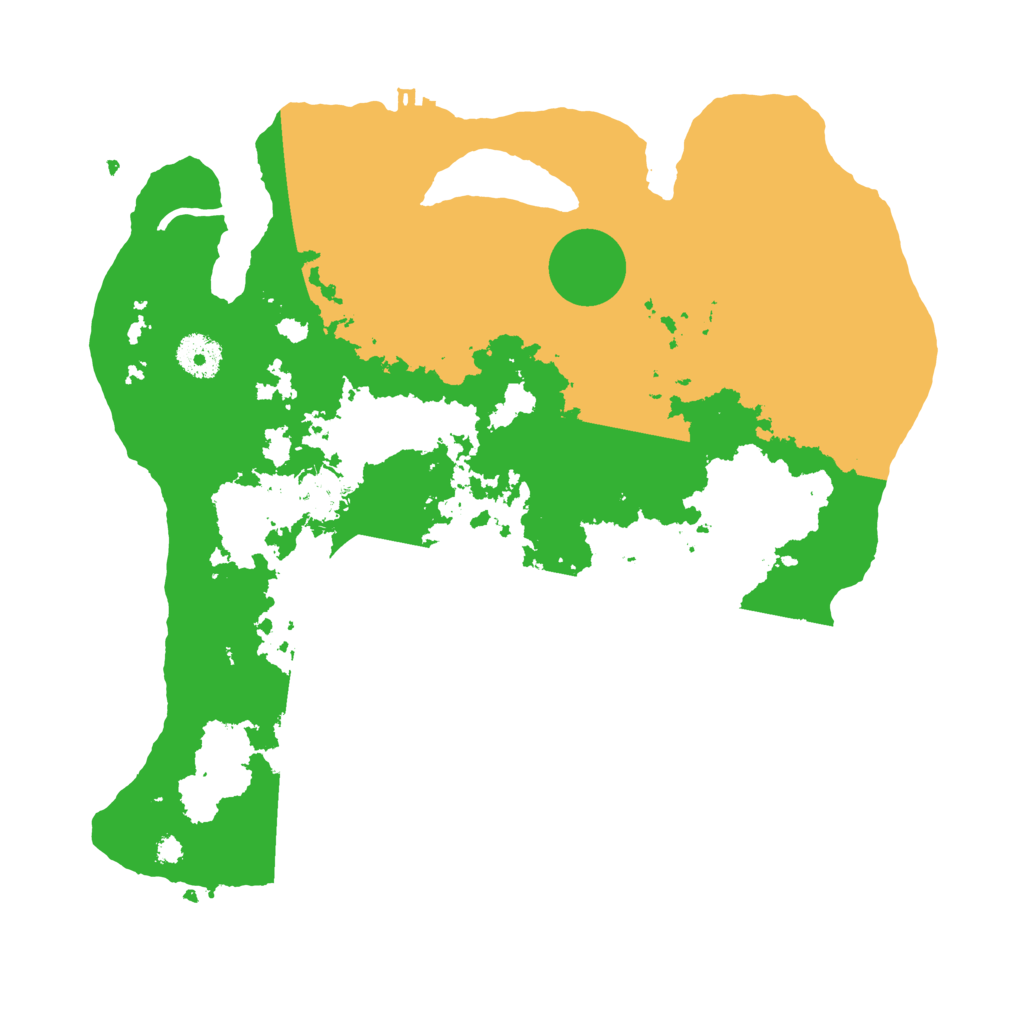 Biome Rust Map: Procedural Map, Size: 3500, Seed: 3886562