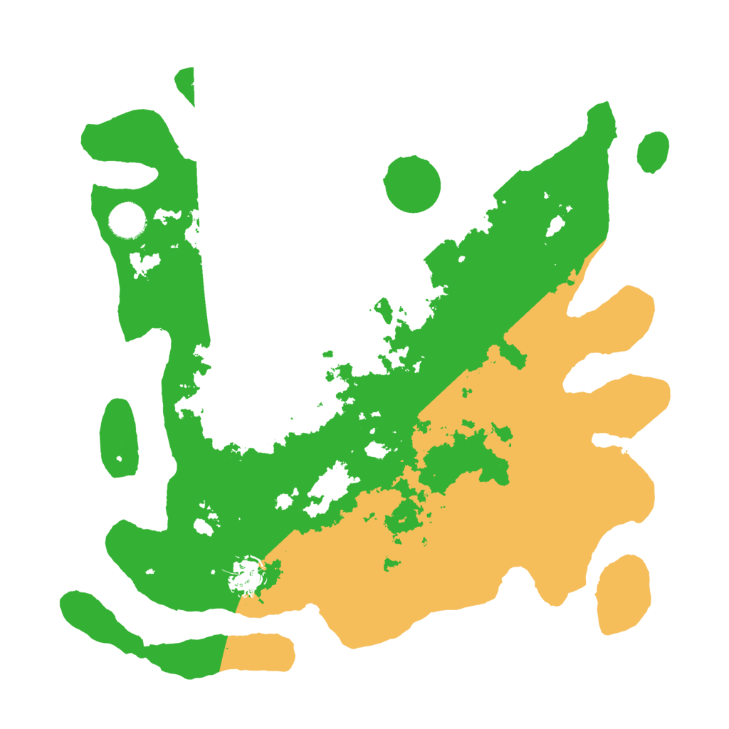 Biome Rust Map: Barren, Size: 3500, Seed: 5409941