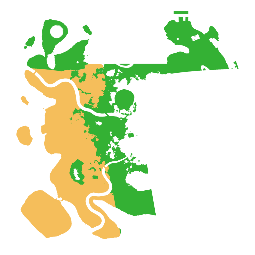Biome Rust Map: Procedural Map, Size: 3500, Seed: 2901375