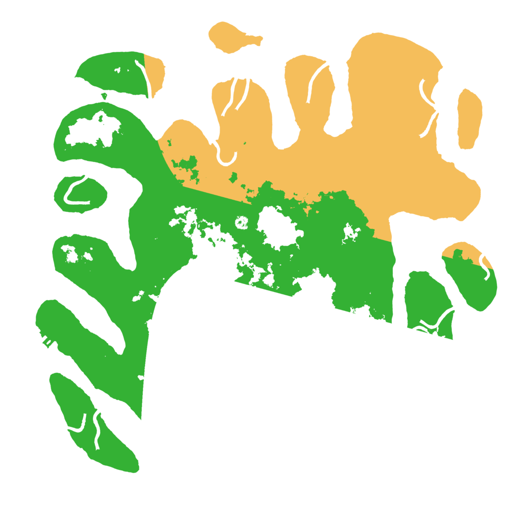 Biome Rust Map: Procedural Map, Size: 4000, Seed: 3448790