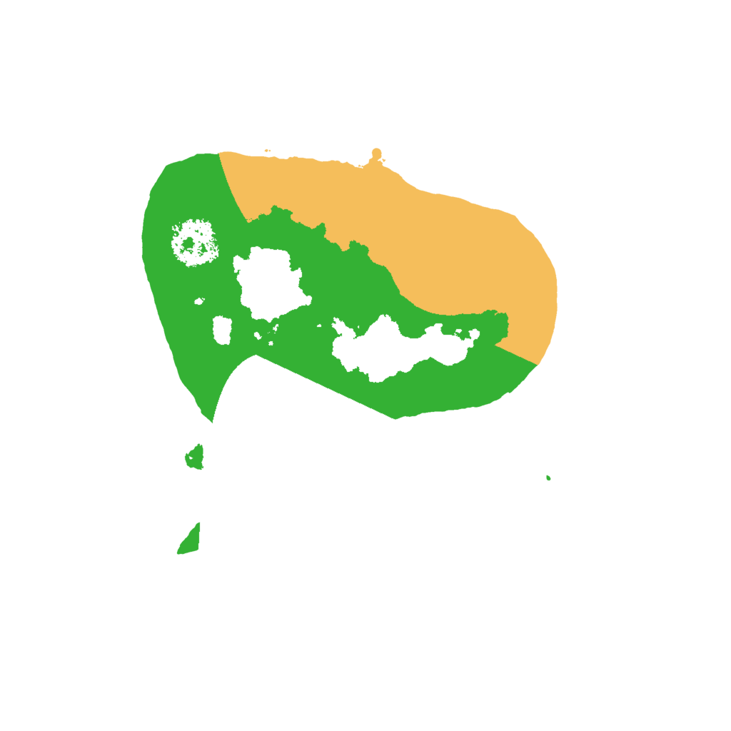 Biome Rust Map: Procedural Map, Size: 1600, Seed: 345434