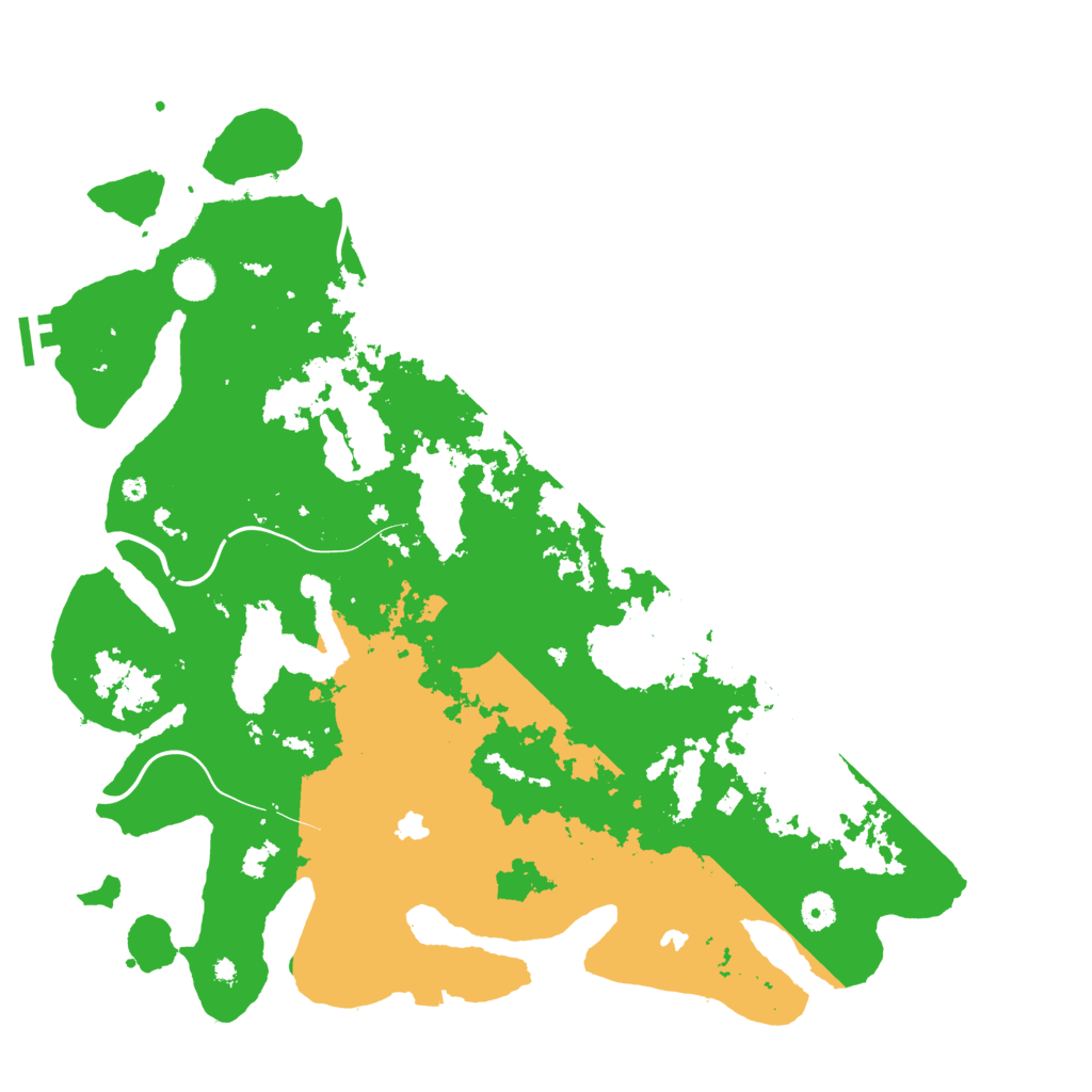 Biome Rust Map: Procedural Map, Size: 4500, Seed: 22041918
