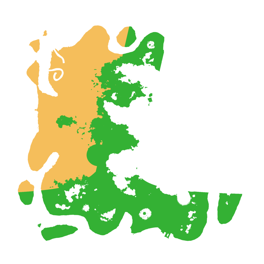 Biome Rust Map: Procedural Map, Size: 3500, Seed: 1362481