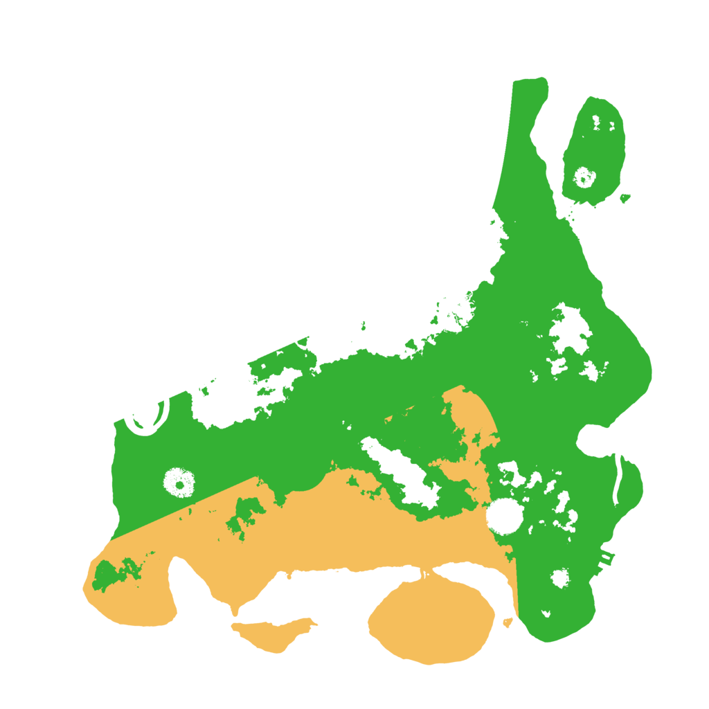 Biome Rust Map: Procedural Map, Size: 3500, Seed: 974003