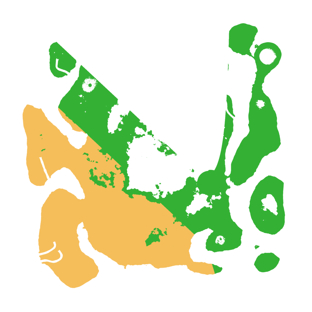 Biome Rust Map: Procedural Map, Size: 3500, Seed: 6269563