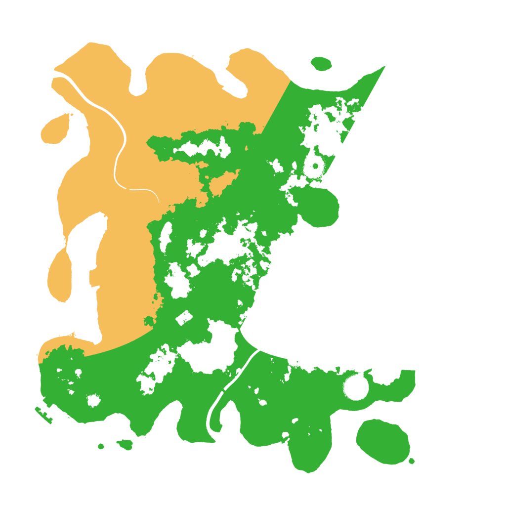 Biome Rust Map: Procedural Map, Size: 3500, Seed: 3602484