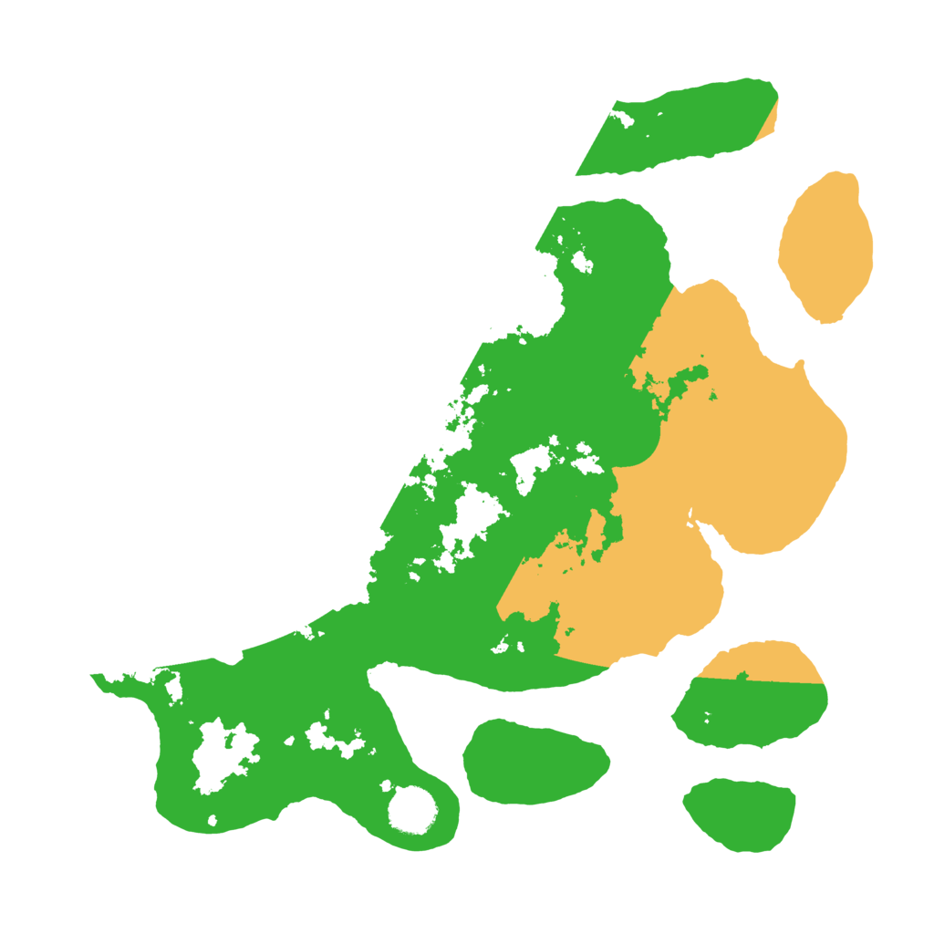 Biome Rust Map: Barren, Size: 3500, Seed: 1623722