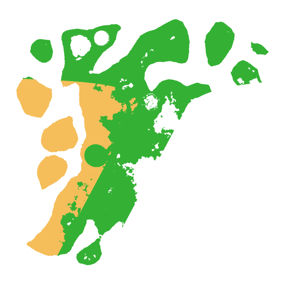 Biome Rust Map: Barren, Size: 3500, Seed: 2635103