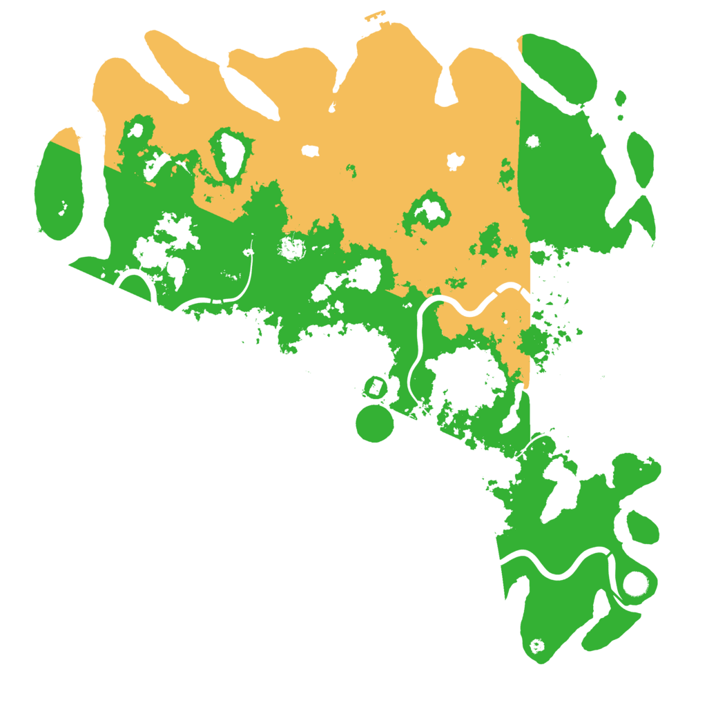 Biome Rust Map: Procedural Map, Size: 5000, Seed: 342069117