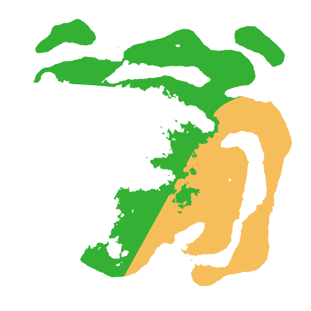 Biome Rust Map: Barren, Size: 3500, Seed: 1572917