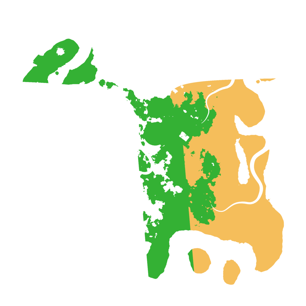 Biome Rust Map: Procedural Map, Size: 3500, Seed: 4602625