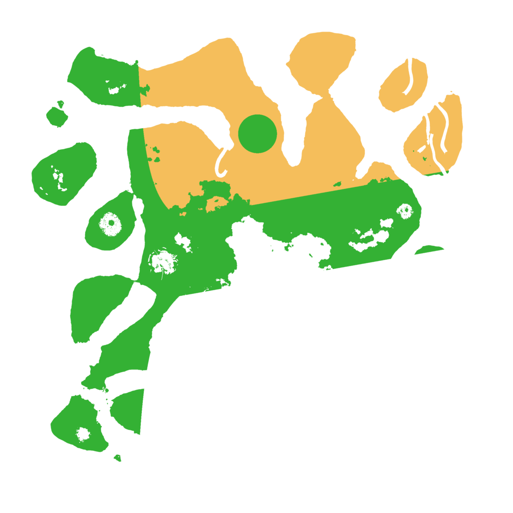 Biome Rust Map: Procedural Map, Size: 3500, Seed: 2178117