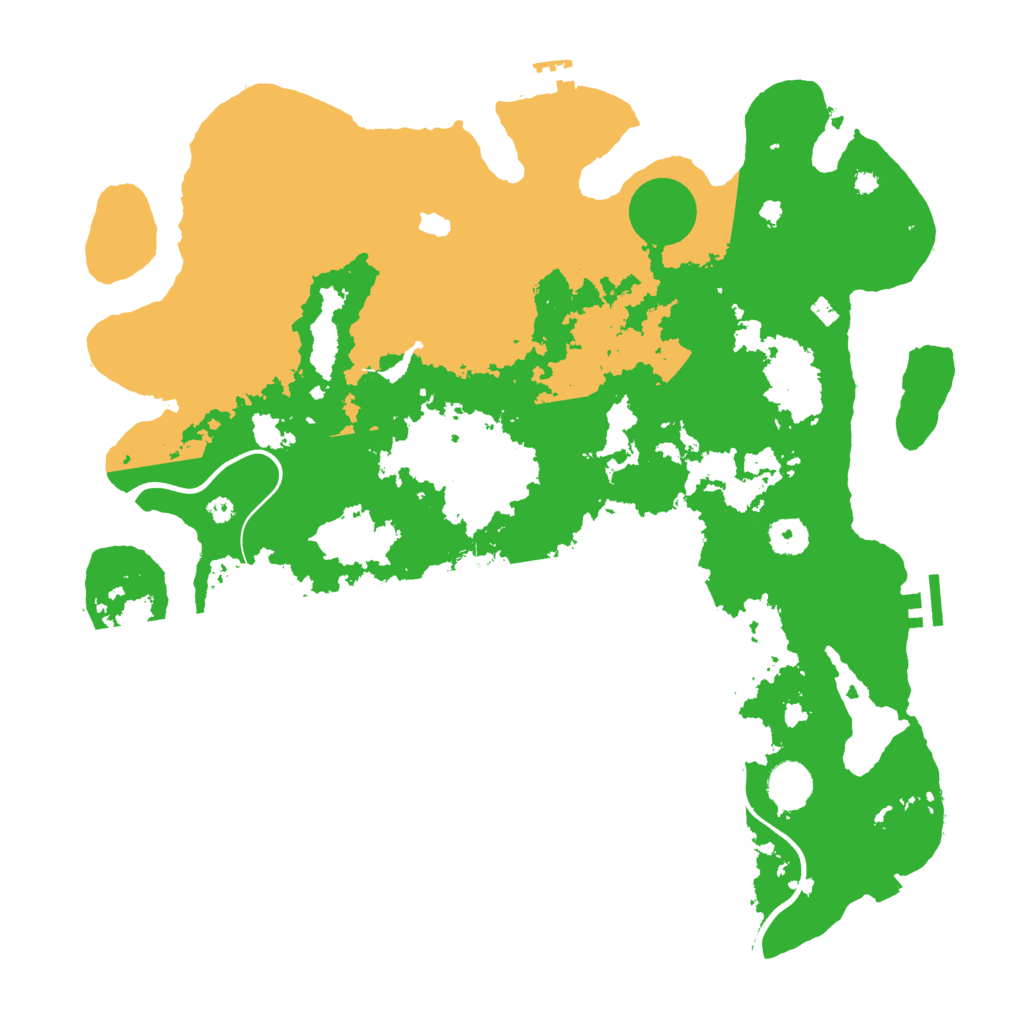 Biome Rust Map: Procedural Map, Size: 4000, Seed: 5120853