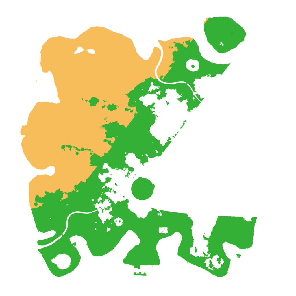 Biome Rust Map: Procedural Map, Size: 3500, Seed: 3128786
