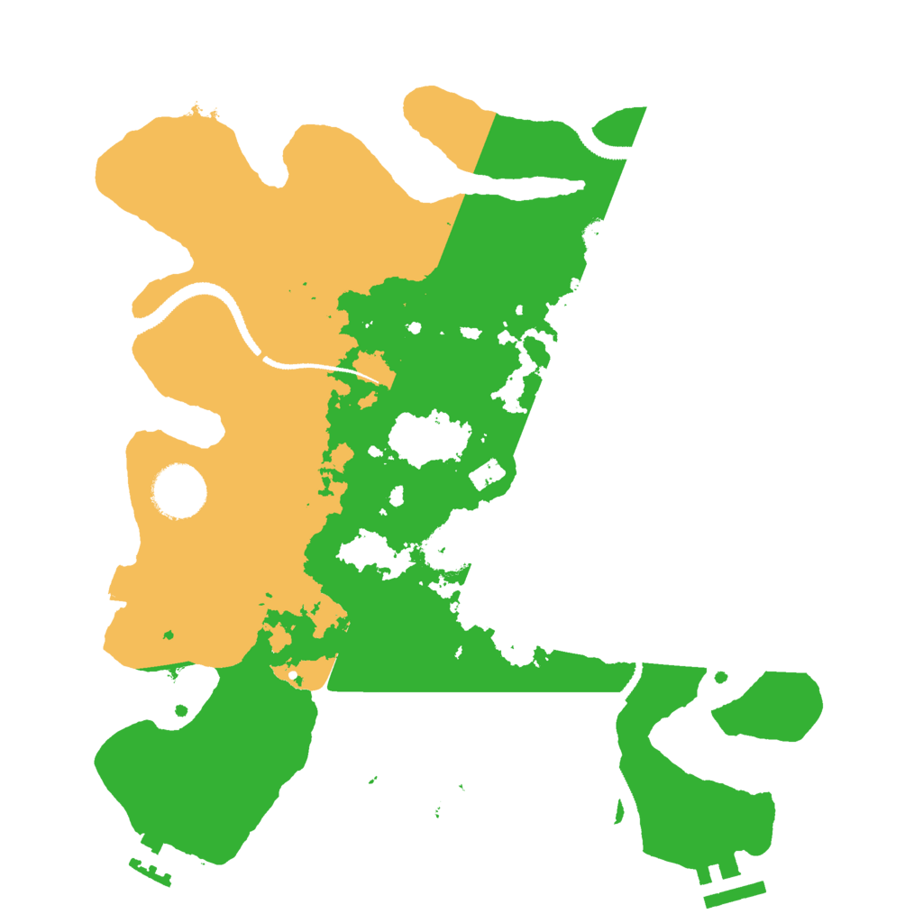 Biome Rust Map: Procedural Map, Size: 3000, Seed: 32439