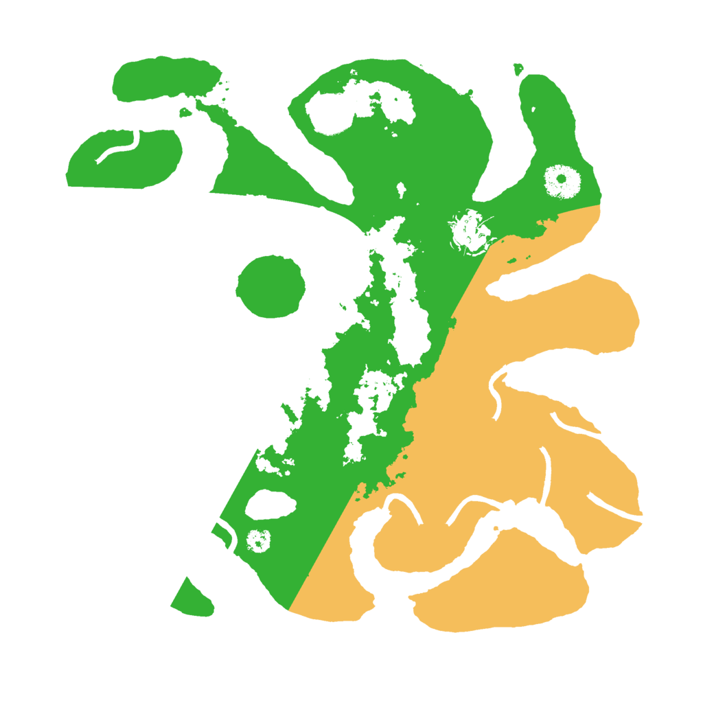 Biome Rust Map: Procedural Map, Size: 3000, Seed: 23396